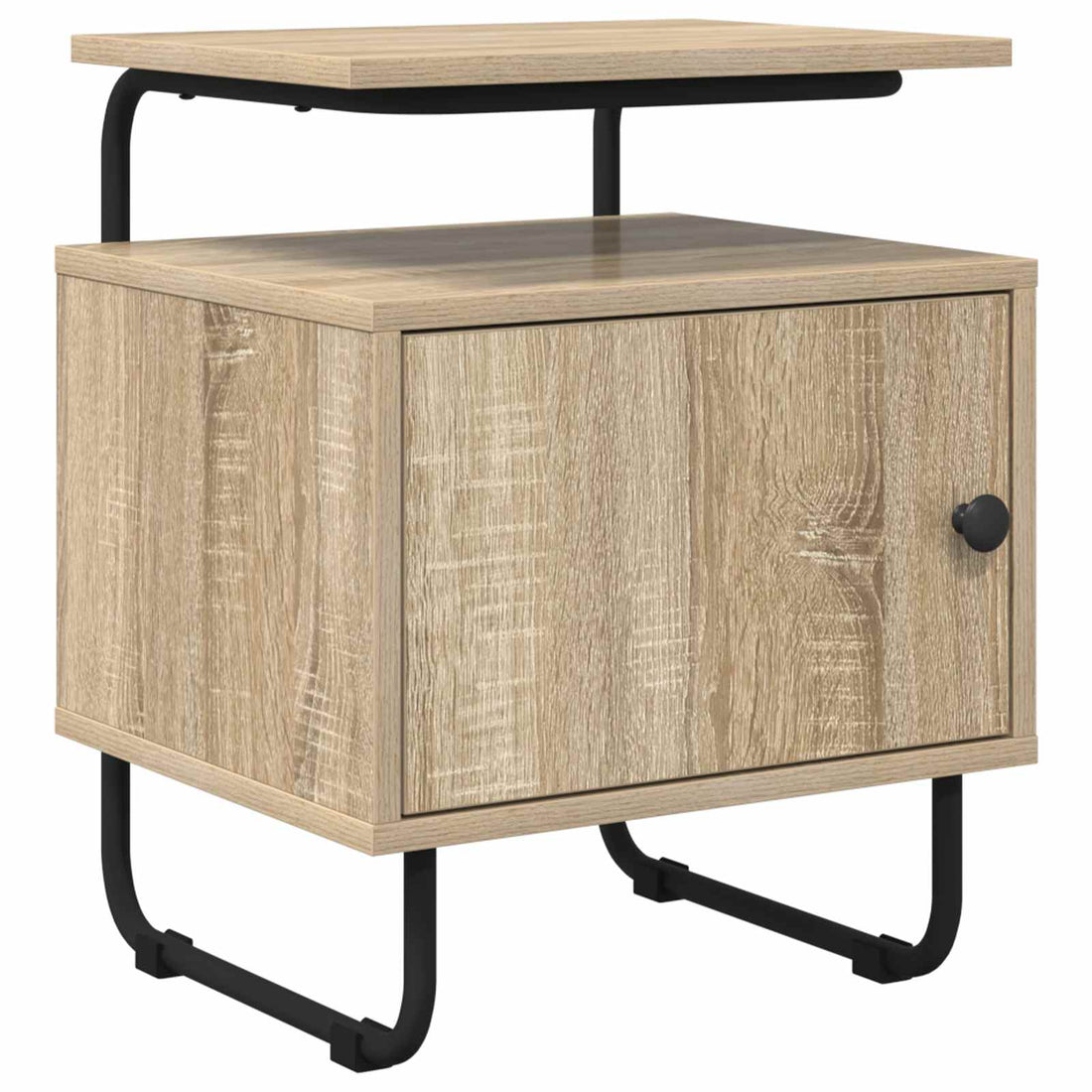 vidaXL Mesa de noche Roble Sonoma Madera de ingeniería