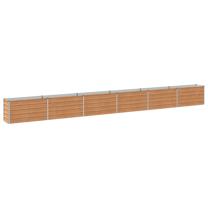 vidaXL Cama de Jardín Elevada Madera Marrón 600 x 40 x 55 cm