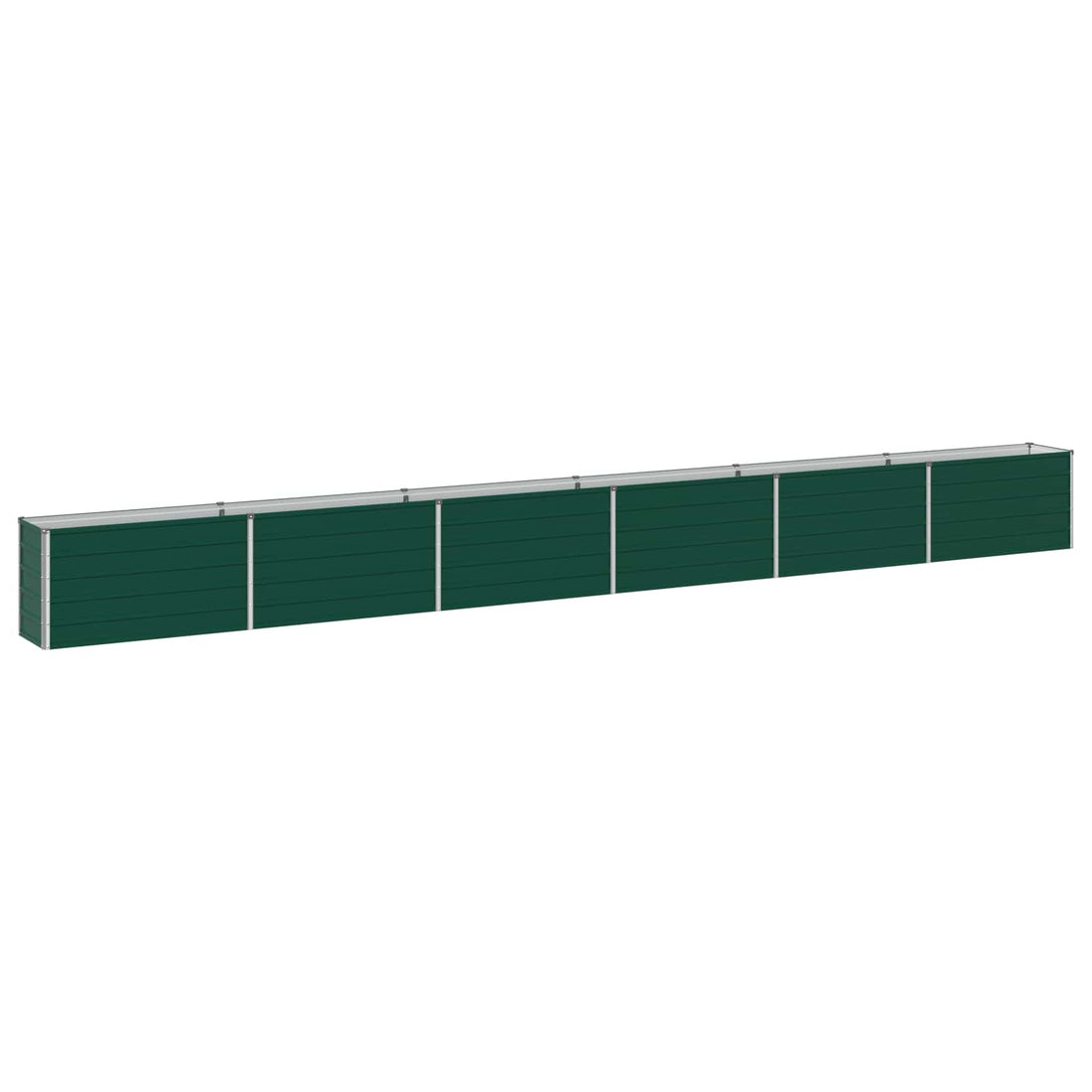 vidaXL Cama de Jardín Elevada Verde 600 x 40 x 55 cm