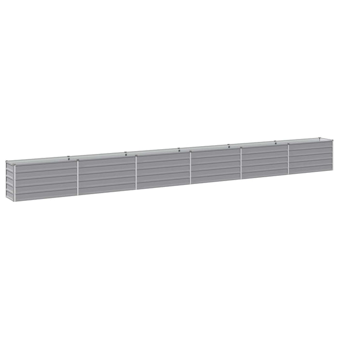 vidaXL Cama de Jardín Elevada Gris 600 x 40 x 55 cm