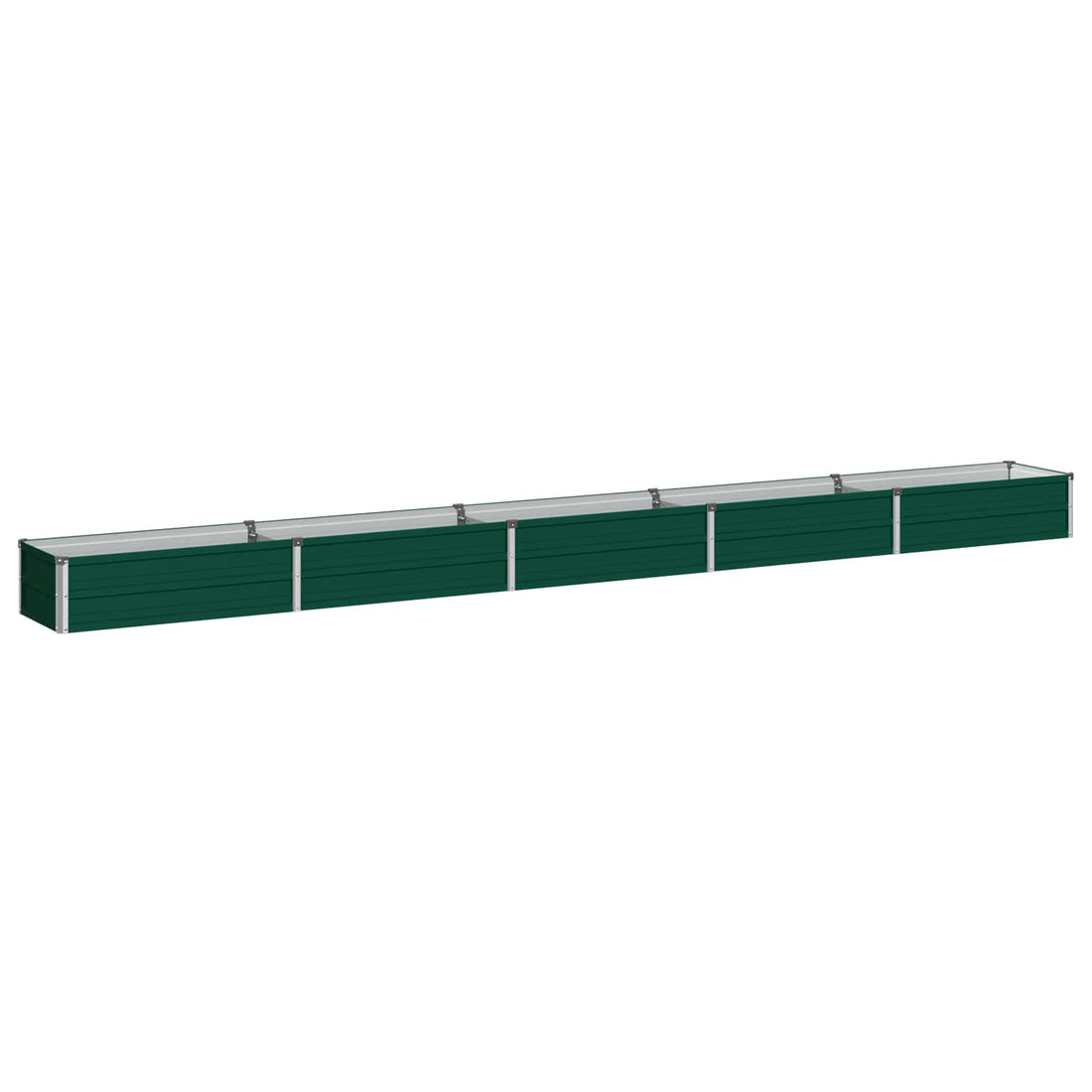 vidaXL Cama de Jardín Elevada Verde 400 x 40 x 24 cm