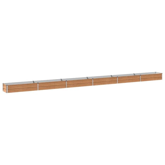 vidaXL Cama de Jardín Elevada Madera Marrón 600 x 40 x 24 cm