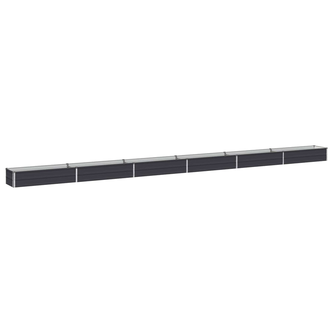 vidaXL Cama de Jardín Elevada Gris antracita 600 x 40 x 24 cm