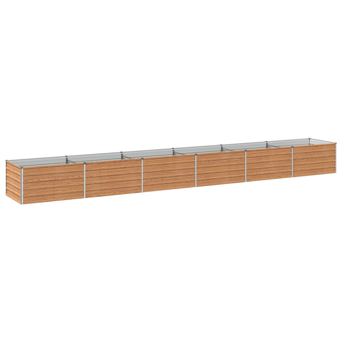 vidaXL Cama de Jardín Elevada Madera Marrón 600 x 80 x 55 cm