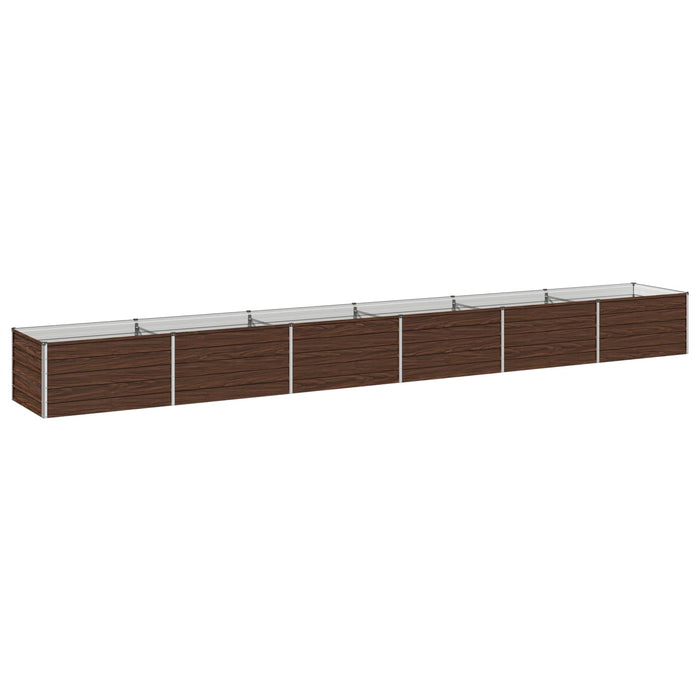 vidaXL Cama de Jardín Elevada Negro 600 x 80 x 55 cm
