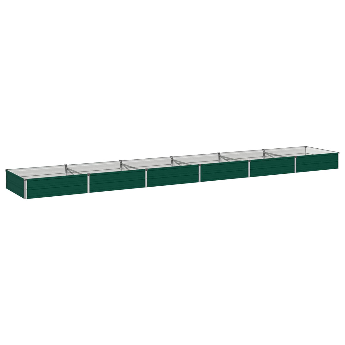 vidaXL Cama de Jardín Elevada Verde 480 x 80 x 24 cm