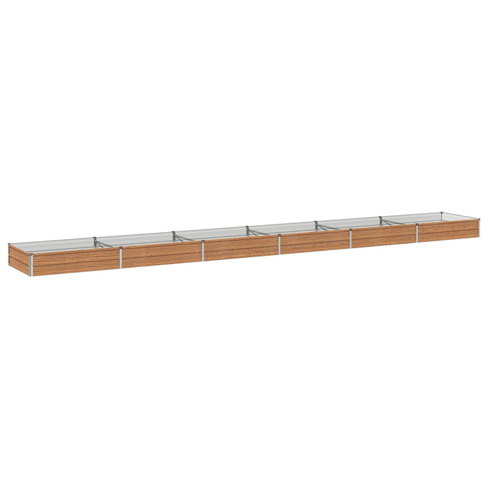 vidaXL Cama de Jardín Elevada Madera Marrón 600 x 80 x 24 cm