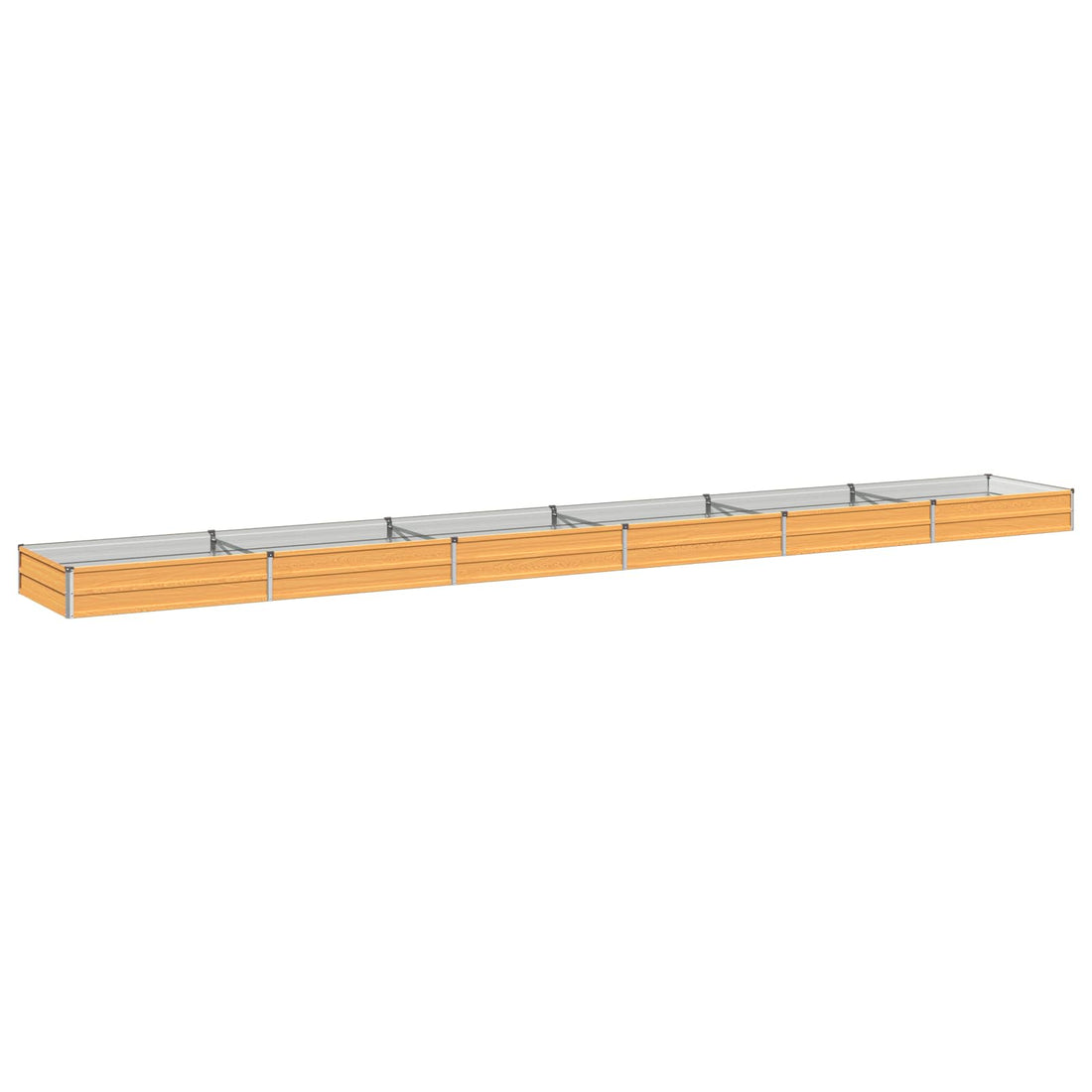 vidaXL Cama de Jardín Elevada Natural 600 x 80 x 24 cm