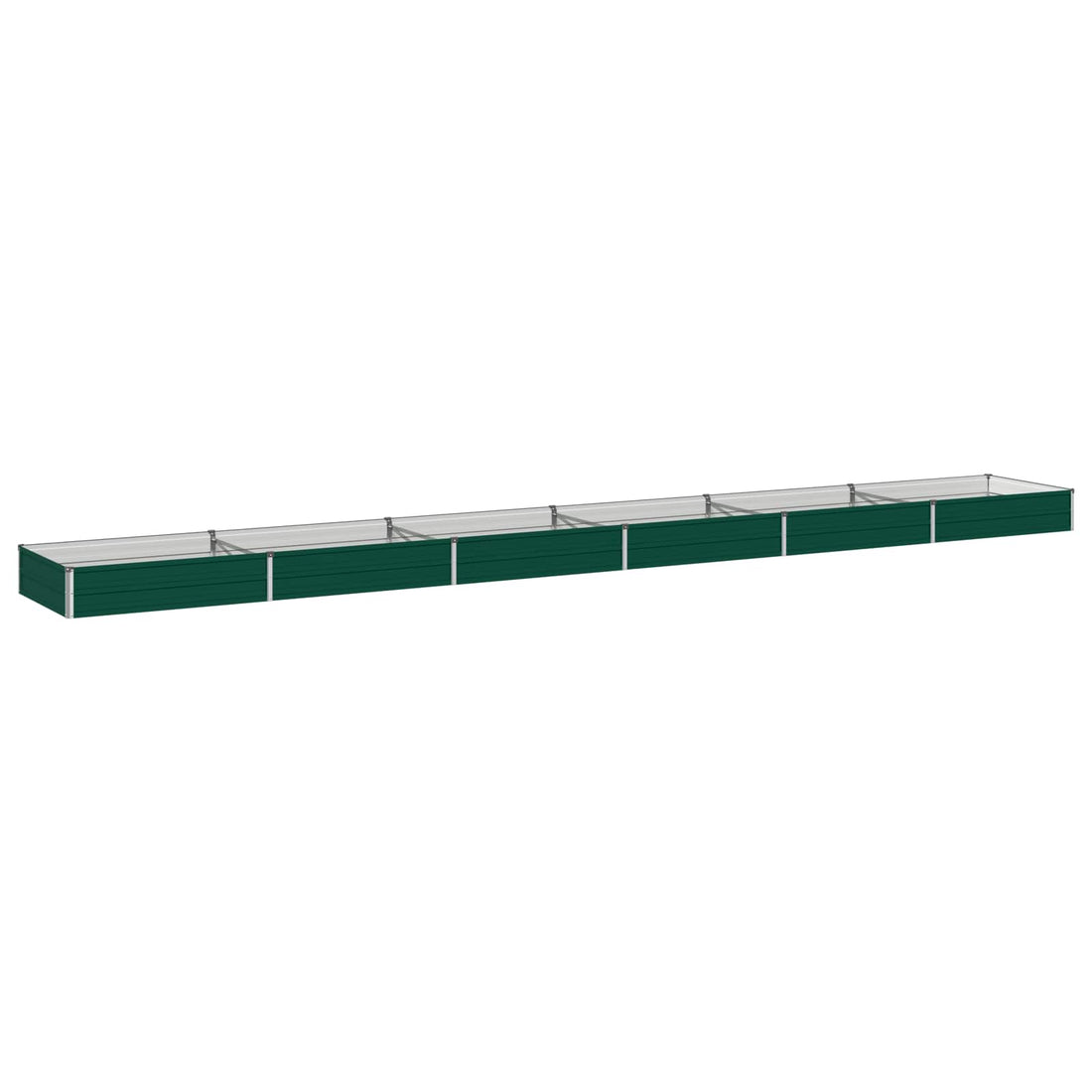 vidaXL Cama de Jardín Elevada Verde 600 x 80 x 24 cm