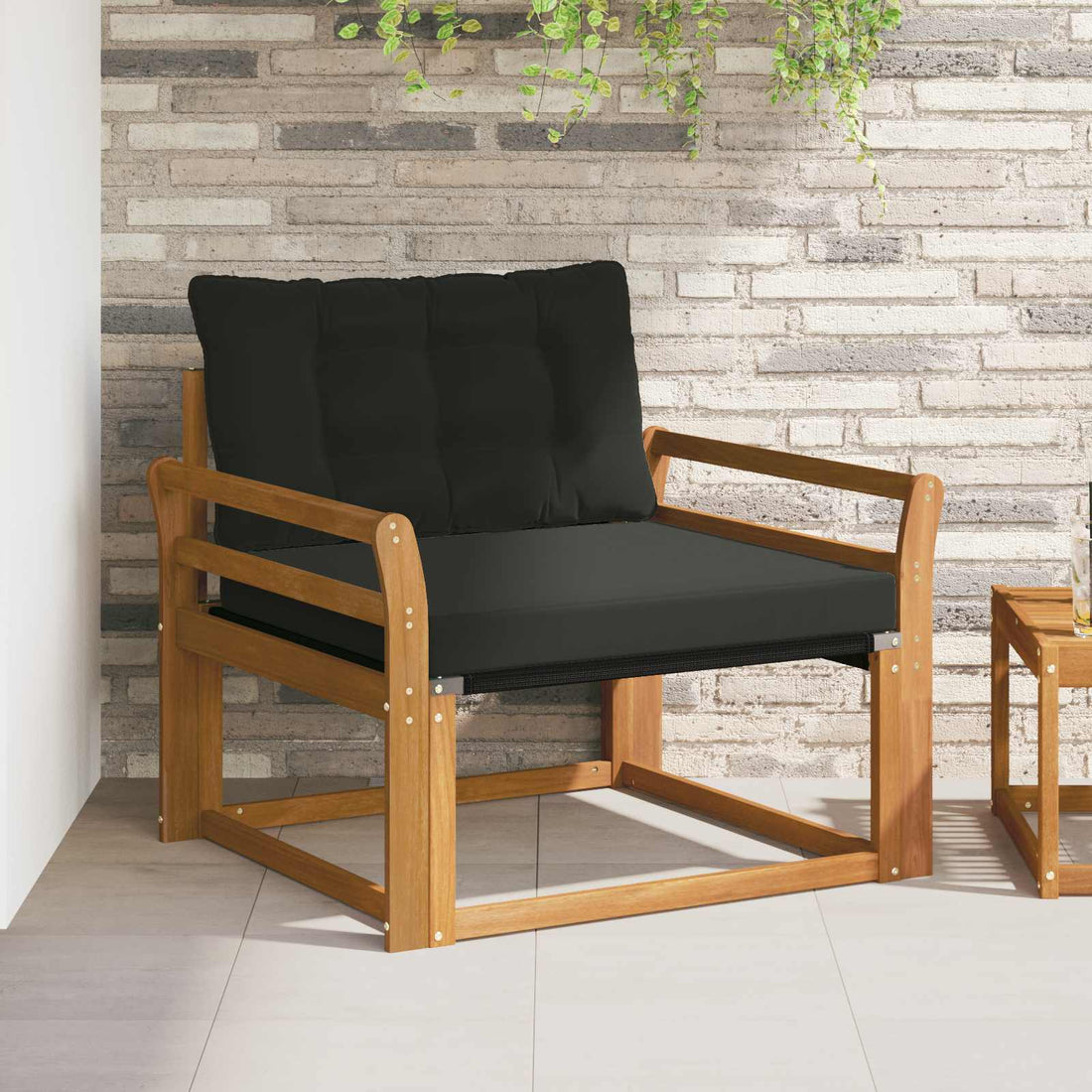 vidaXL Conjunto de sofás de exterior Natural
