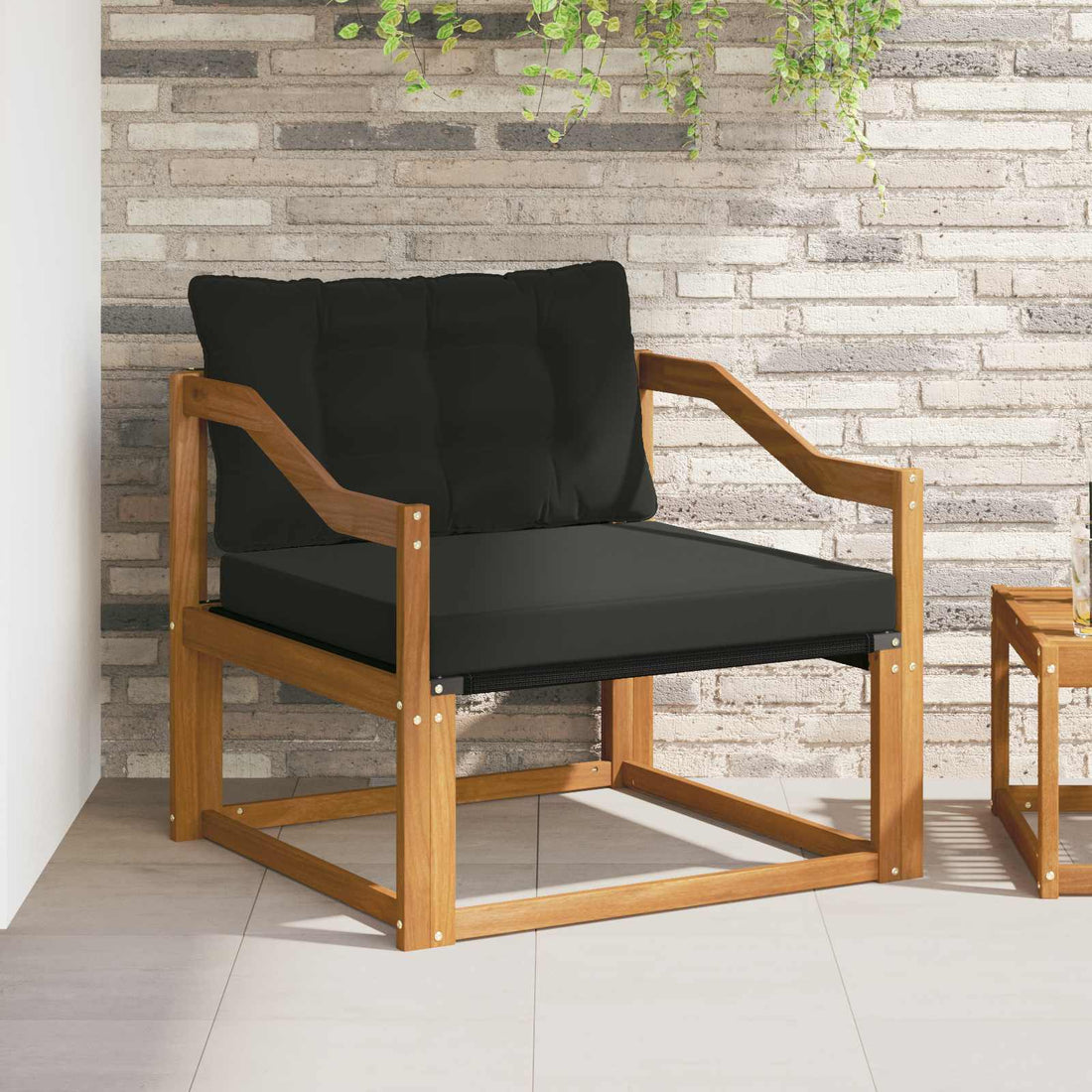 vidaXL Conjunto de sofás de exterior Natural