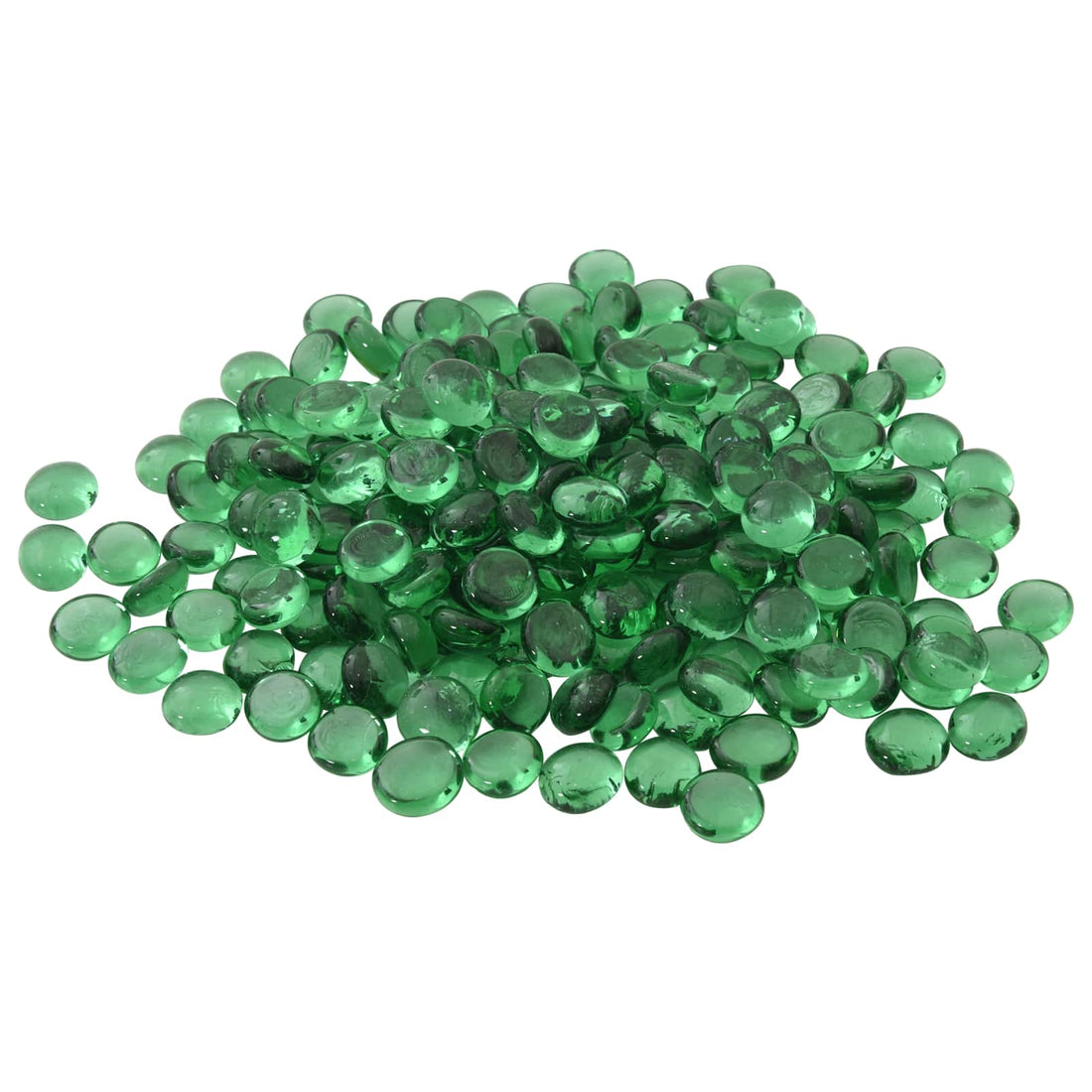 vidaXL Piedra de vidrio 17-19 mm Verde Cristal