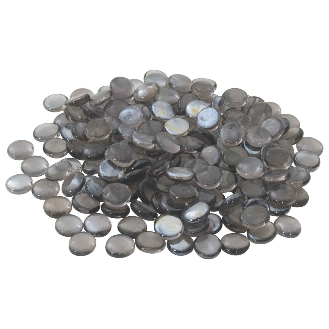 vidaXL Piedra de vidrio 17-19 mm Gris púrpura Cristal