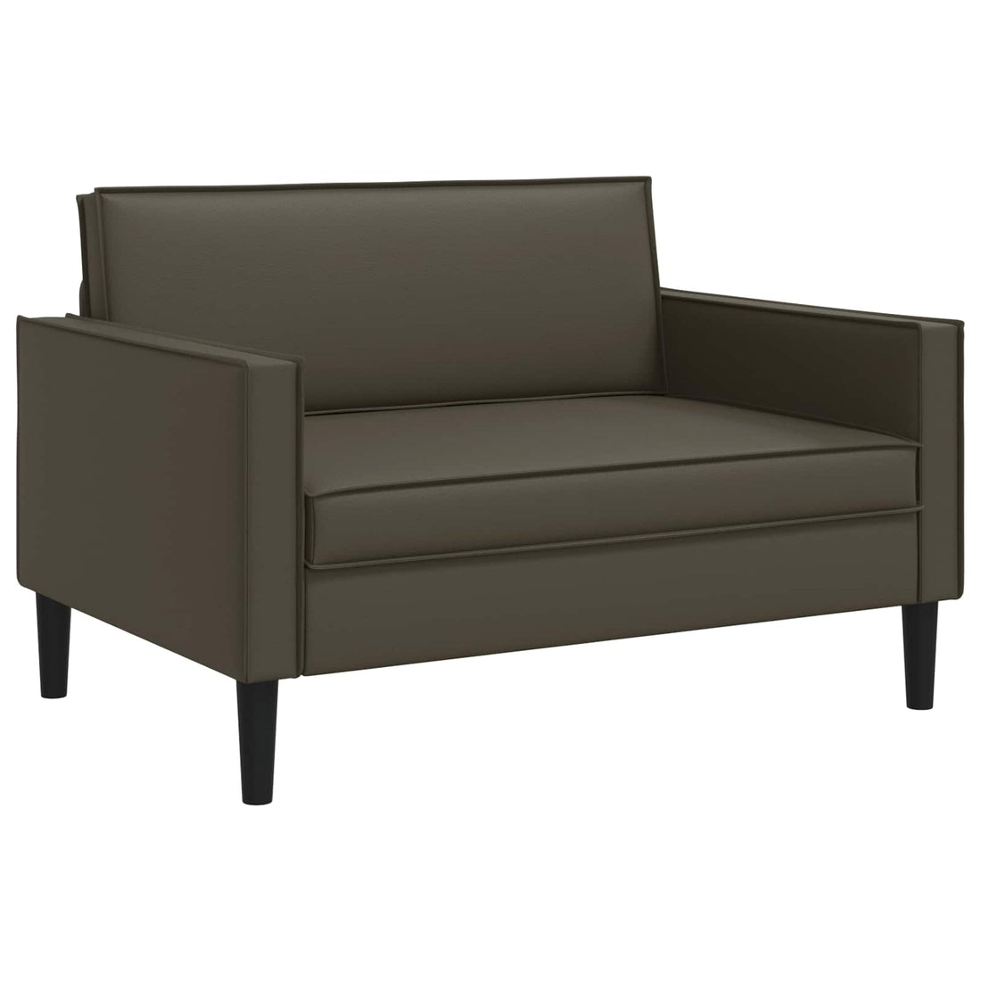 vidaXL Sillón XXL Marrón Cuero sintético