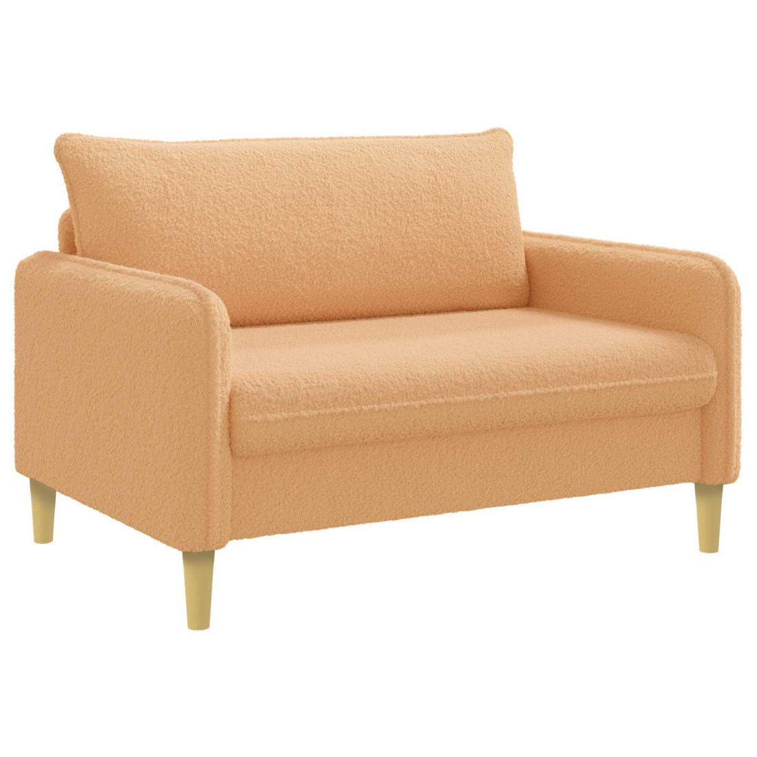 vidaXL Sillón XXL Beige Bouclé