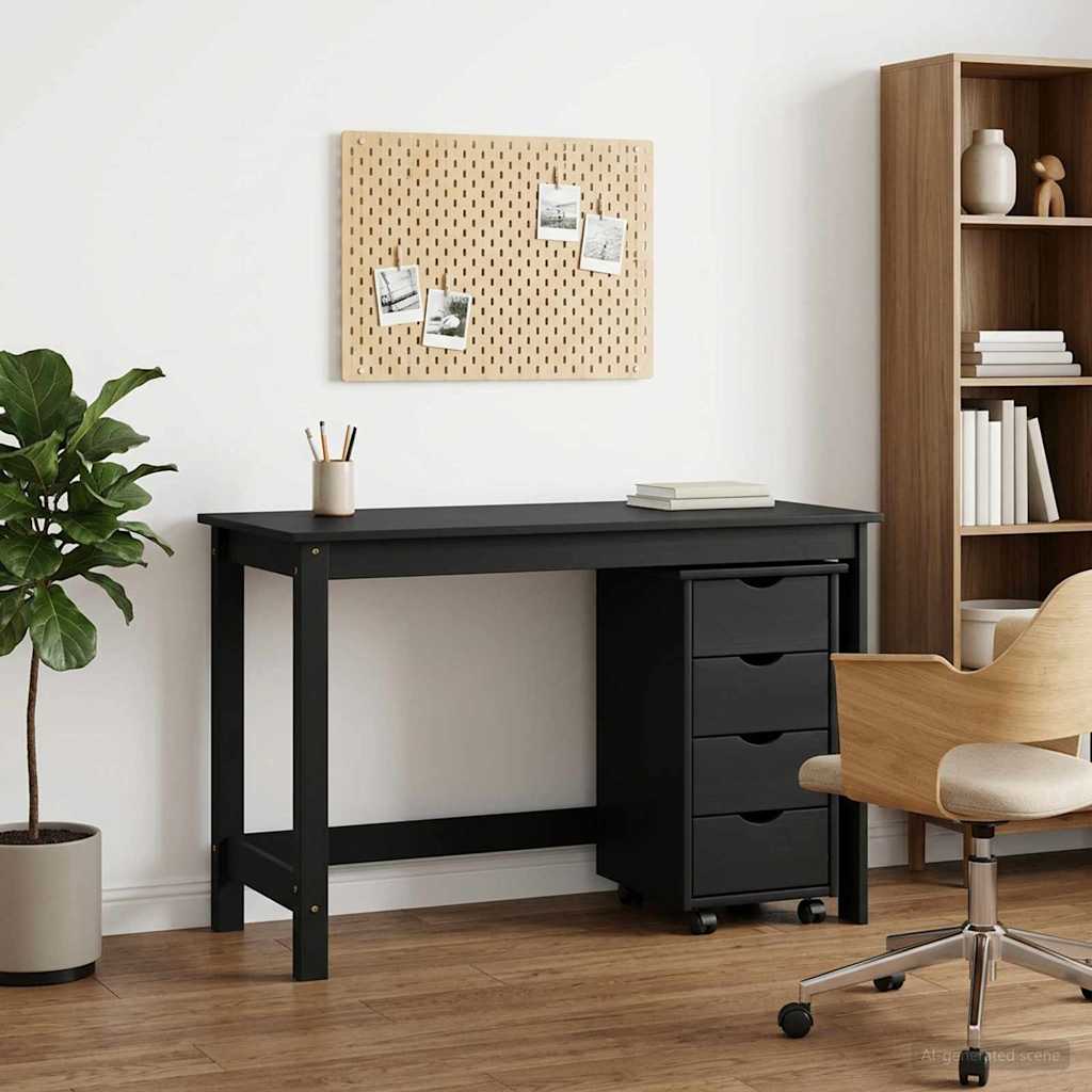 vidaXL Juego de escritorio y gabinete 2 uds. Gris