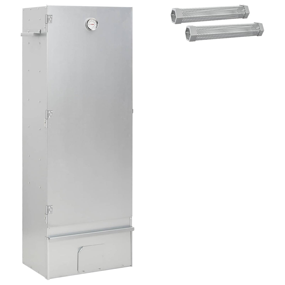 vidaXL Horno Ahumador 3 uds. 44,5 x 29 x 110 cm Acero galvanizado