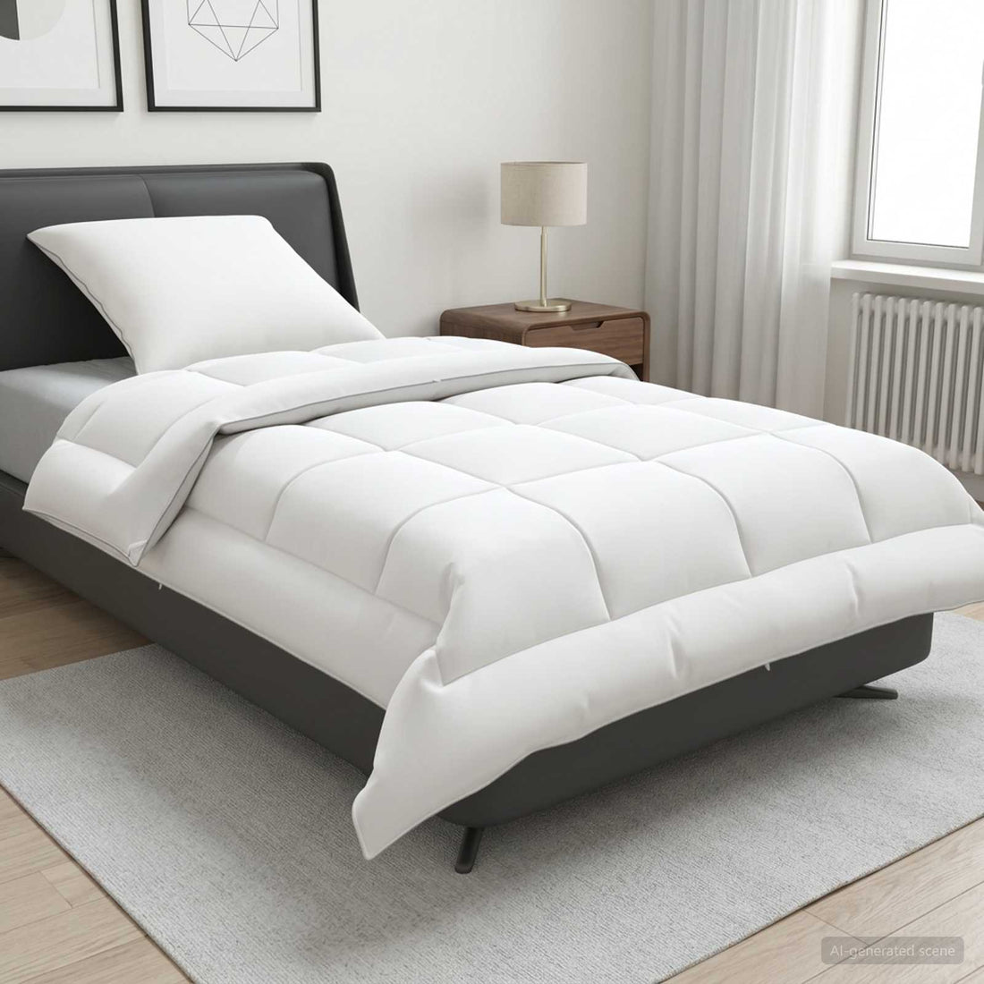 vidaXL Juego de edredón y almohada 2 uds. 137x200 cm Verano 200 GSM