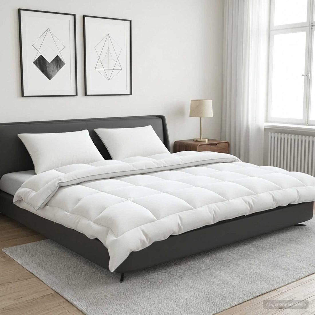 vidaXL Juego de edredón y almohada 3 uds. 220 x 260 cm 4 estaciones