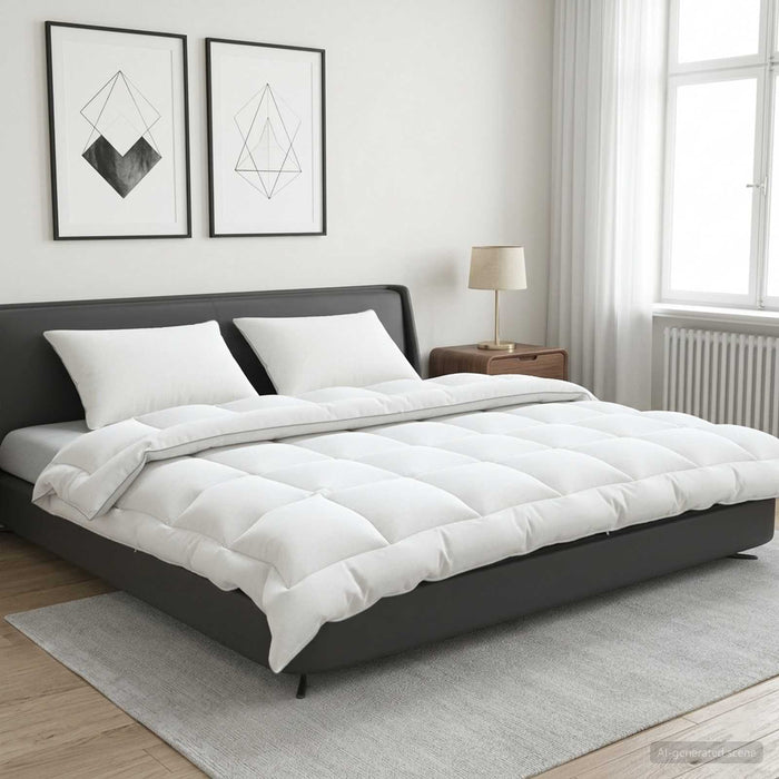 vidaXL Juego de edredón y almohada 3 uds. 220 x 260 cm 4 estaciones