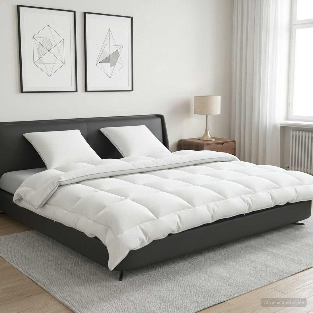 vidaXL Juego de edredón y almohada 3 uds. 220 x 260 cm 4 estaciones