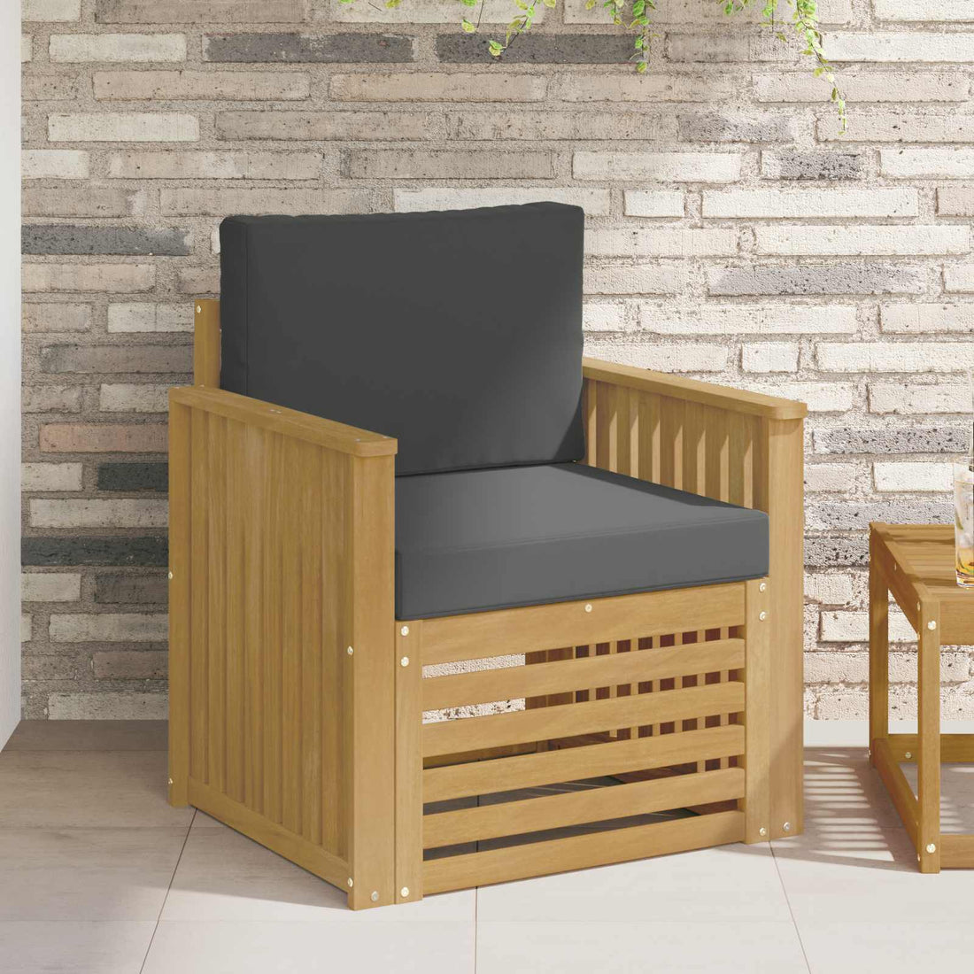 vidaXL Conjunto de sofás de exterior Poliéster Blanco