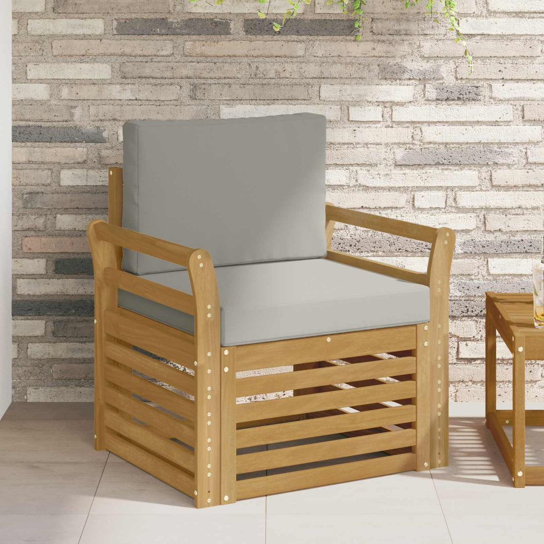vidaXL Conjunto de sofás de exterior Poliéster Blanco