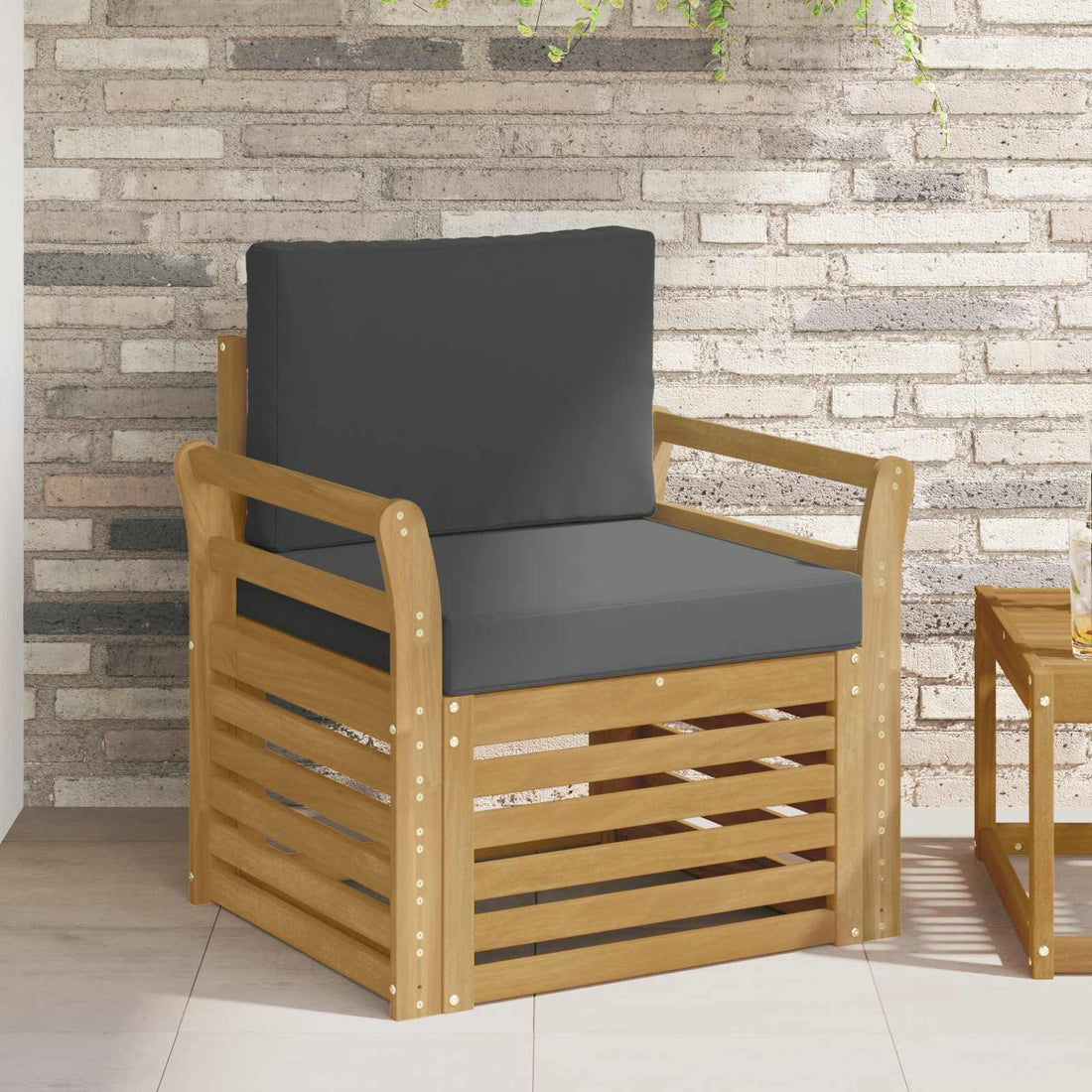 vidaXL Conjunto de sofás de exterior Poliéster Blanco