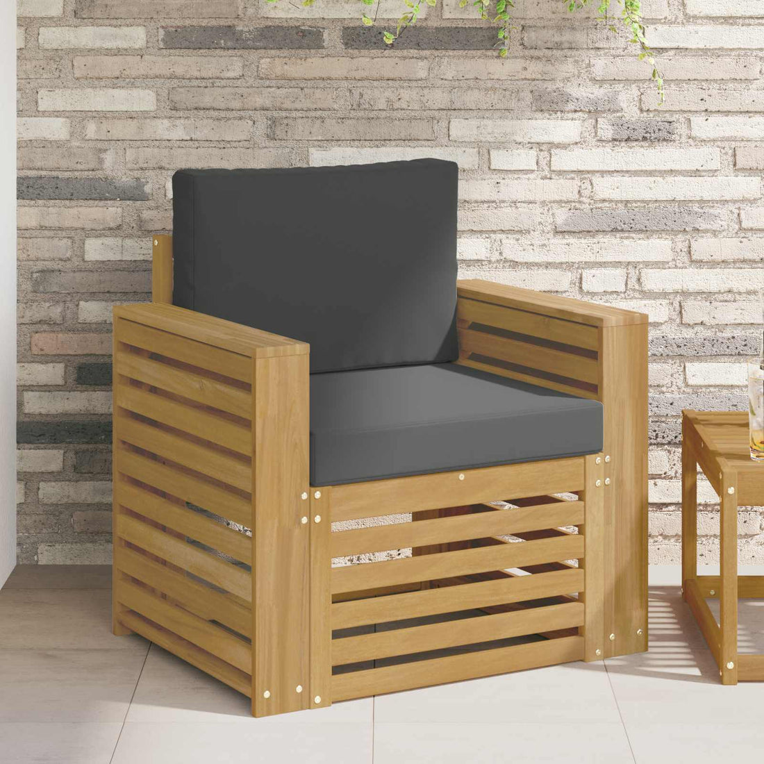 vidaXL Conjunto de sofás de exterior Poliéster Blanco