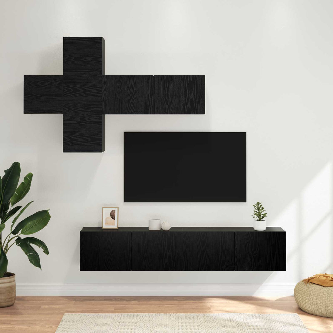 vidaXL Conjunto de mueble de TV 8 uds. Madera de Ingeniería