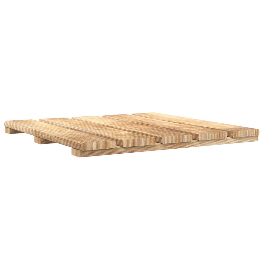 vidaXL Tile de Decking 18 uds. Marrón 50 x 50 cm Pino Impregnado Verde