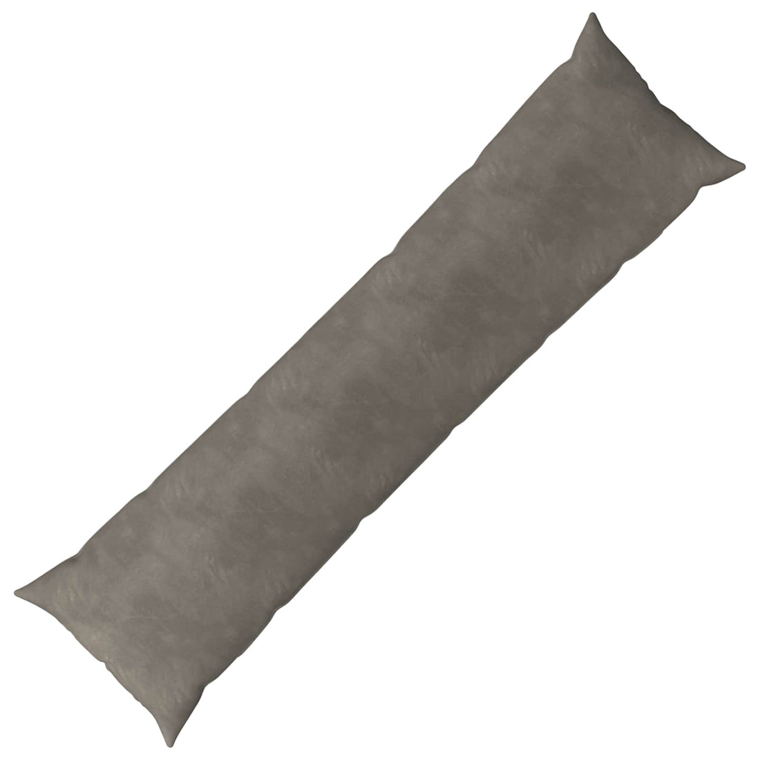 vidaXL Cojín con almohada HEERLEN Gris Claro 40 x 145 cm Terciopelo