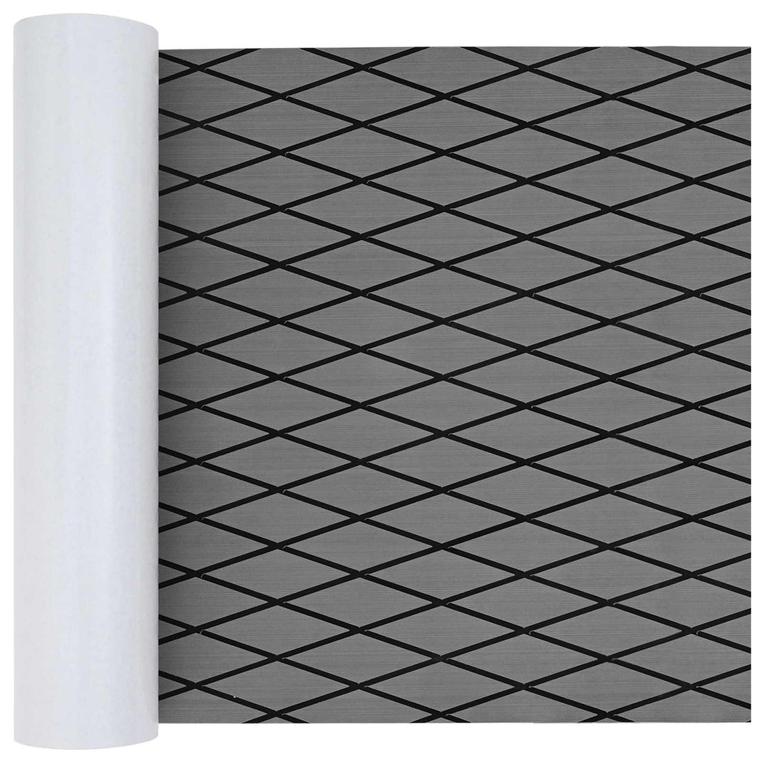 vidaXL Alfombra para Barcos Gris Claro y Negro 190 x 70 cm EVA