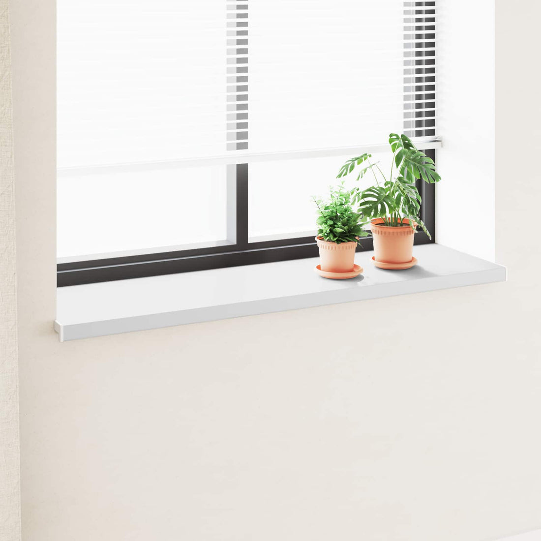 vidaXL Umbral de Ventana Blanco 120 x 40 x 4,5 cm PVC