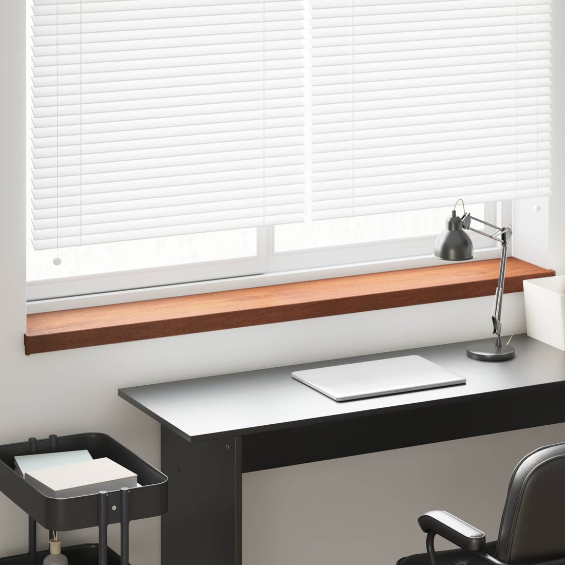 vidaXL Umbral de Ventana Madera Marrón 160 x 25 x 4,5 cm PVC