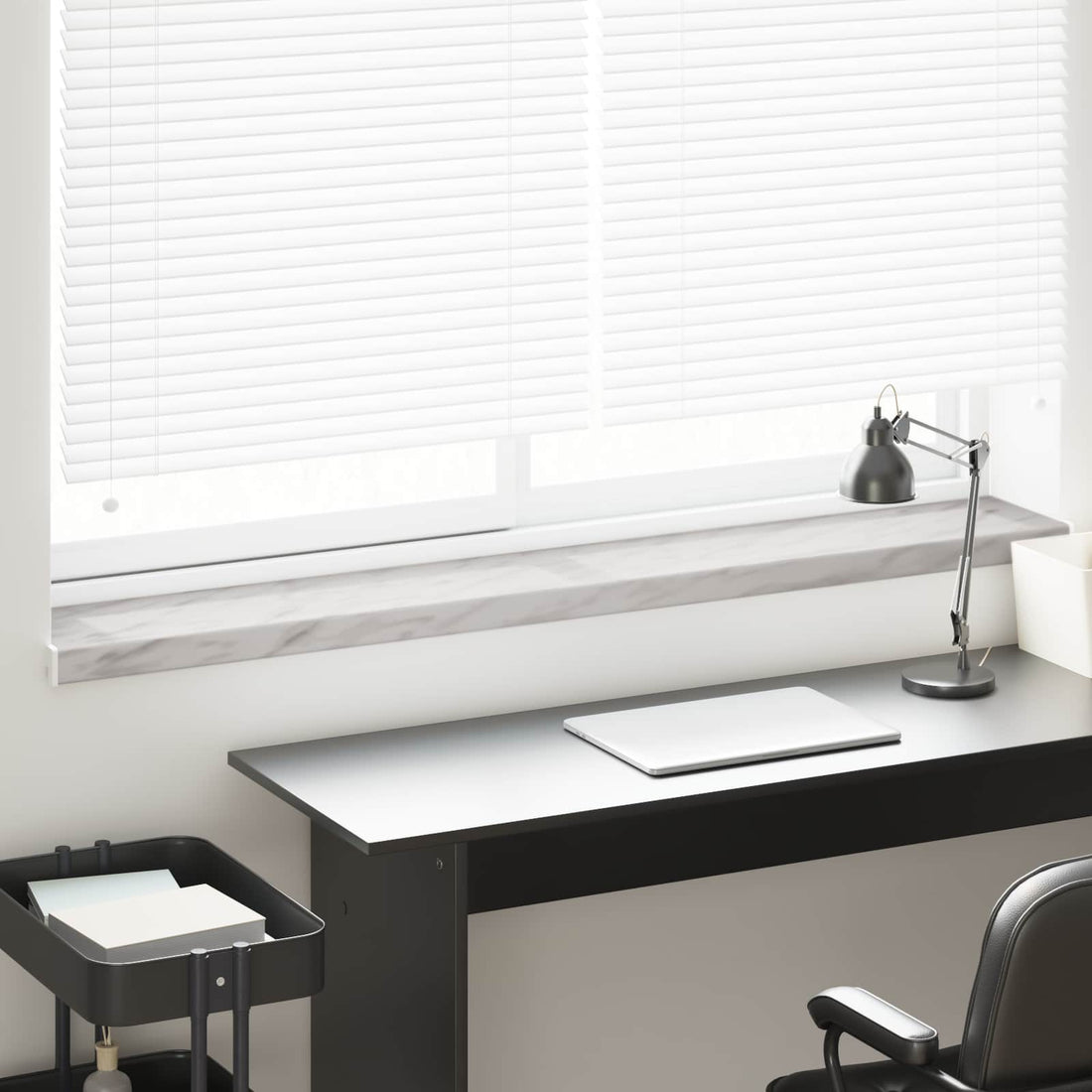 vidaXL Umbral de Ventana Textura de Mármol 160 x 25 x 4,5 cm PVC