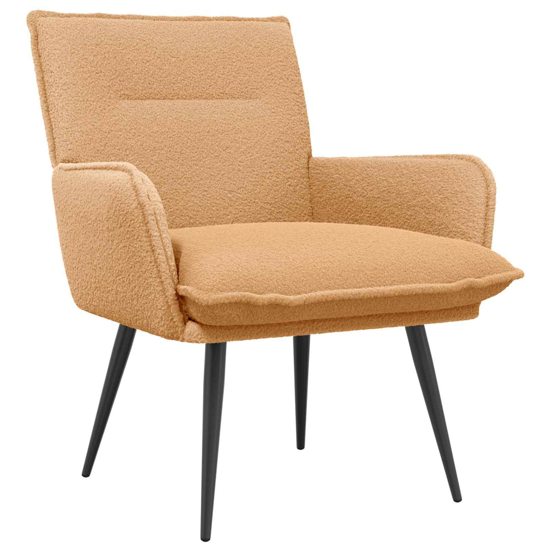 vidaXL Sillón Beige Bouclé
