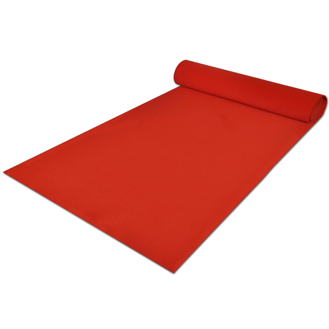 vidaXL Alfombra Rojo 1 x 20 m Poliéster