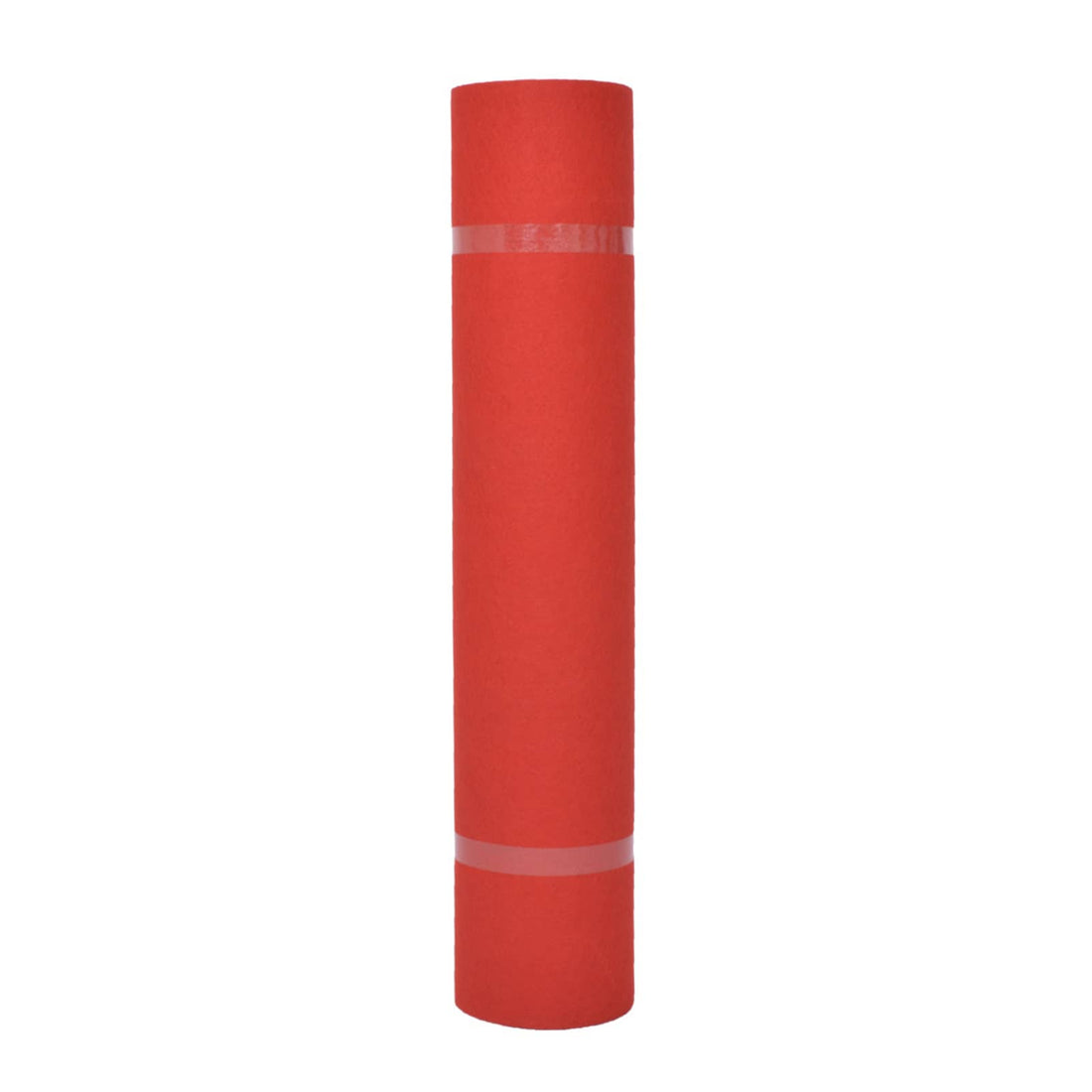 vidaXL Alfombra Liso Rojo 1 x 12 m Tela