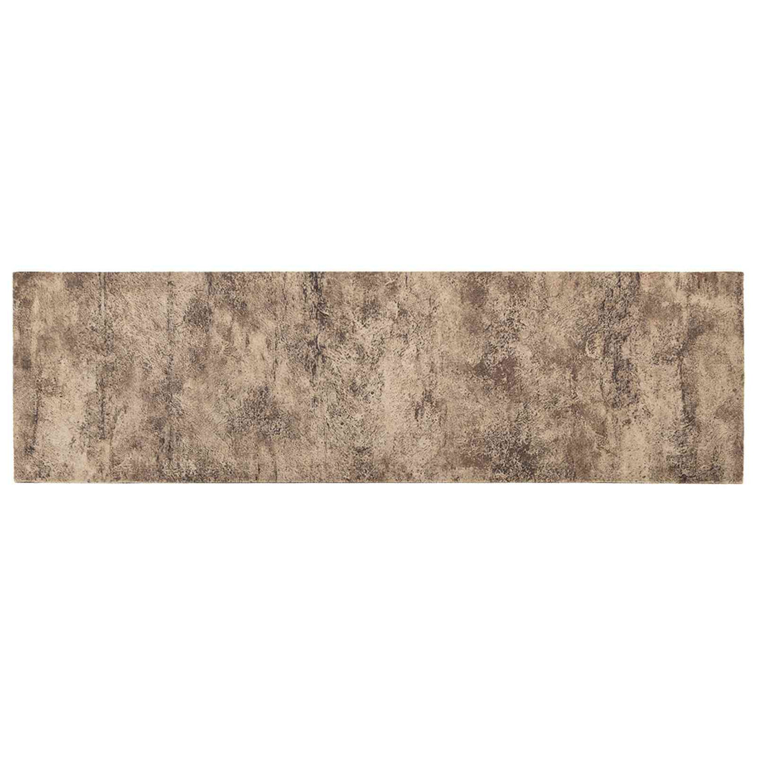 vidaXL Alfombra de cocina Hormigón marrón 300 x 60 cm 100% Poliamida