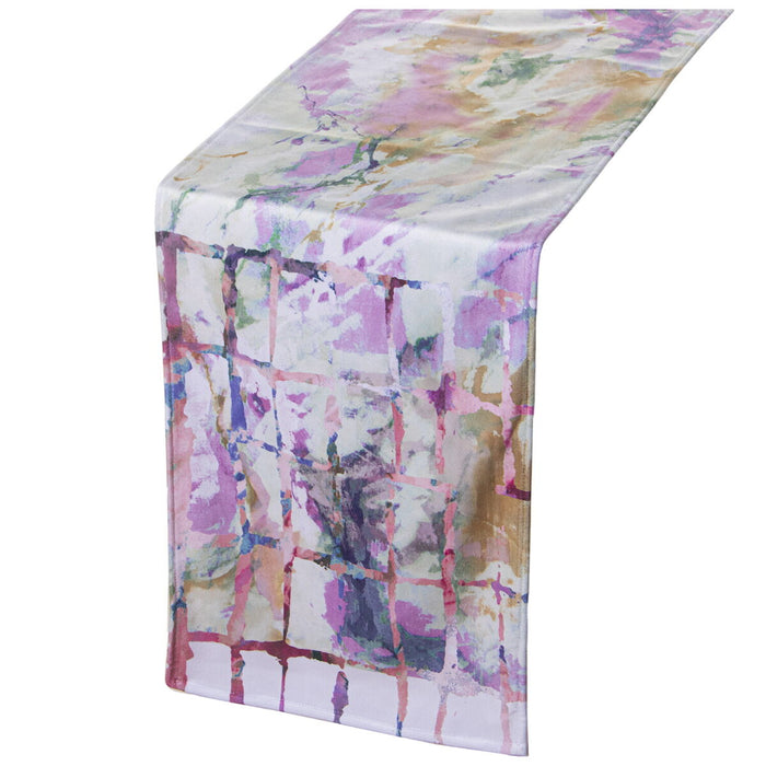 Camino de Mesa Multicolor Textil Terciopelo