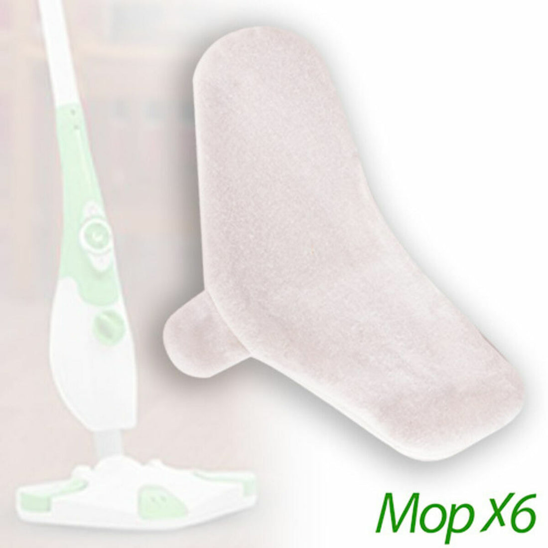 Recambio para Mopas X6 1 unidad Microfibra Blanco