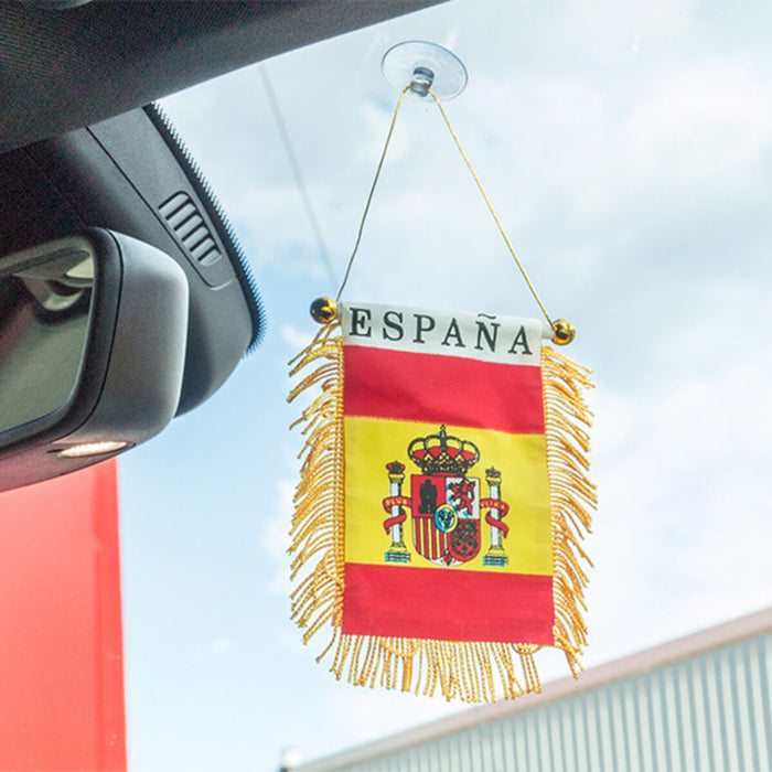 Banderín de España con Ventosa Th3 Party Fiesta Football World Cup