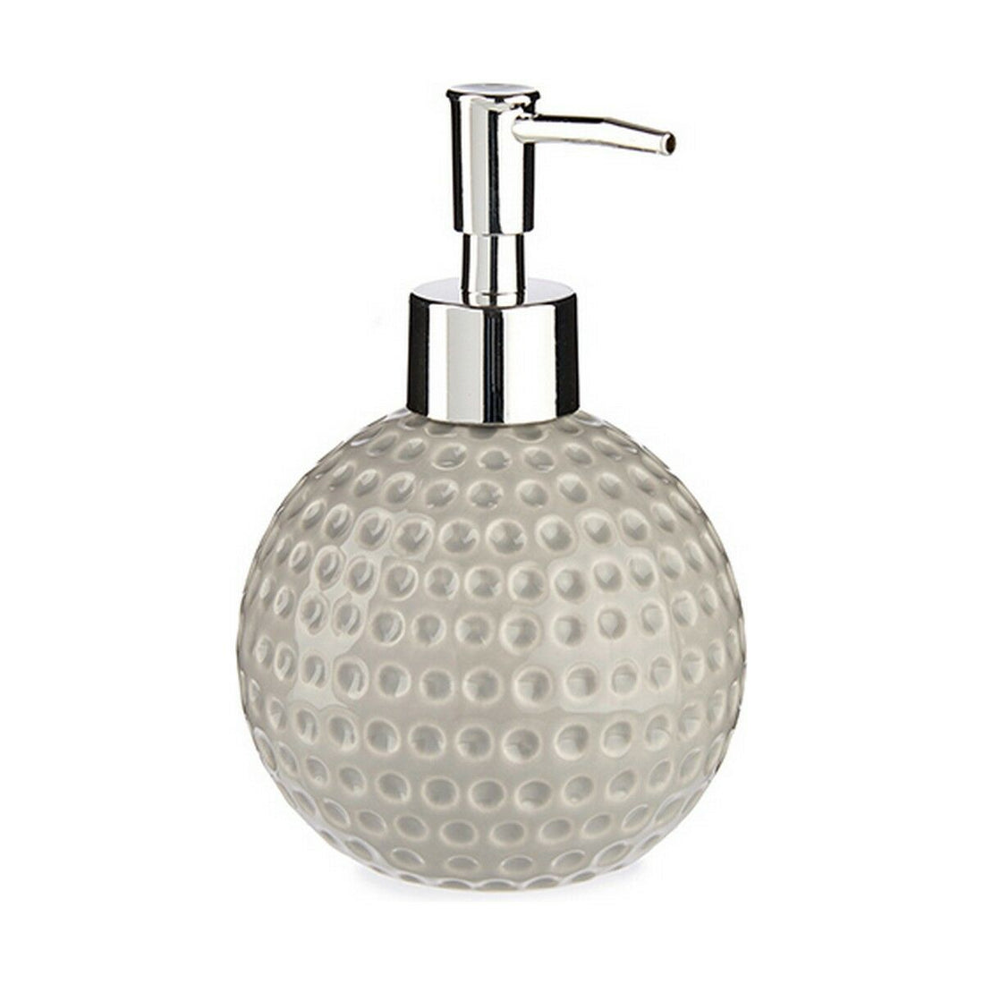 Dispensador de Jabón Golf Gris Metal Cerámica 300 ml (12 Unidades)