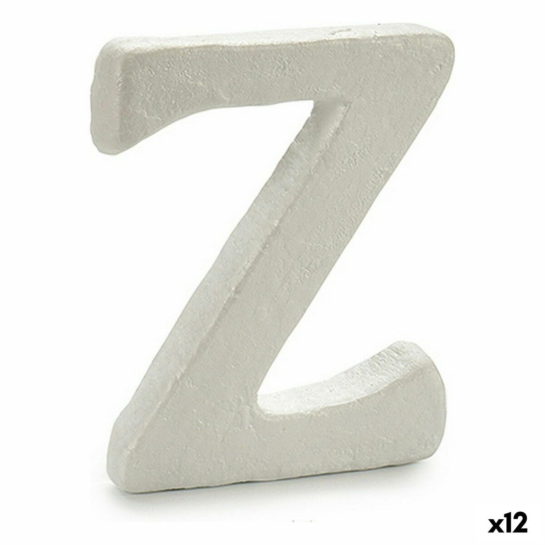 Letra Z Blanco Poliestireno (12 Unidades)