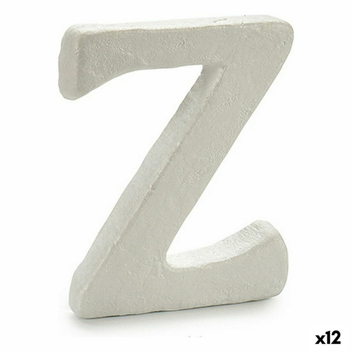 Letra Z Blanco Poliestireno (12 Unidades)