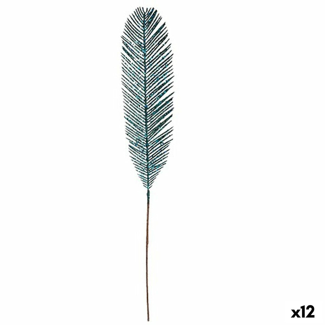 Adorno Navideño Azul 10 x 1 x 71 cm (12 Unidades) Plástico