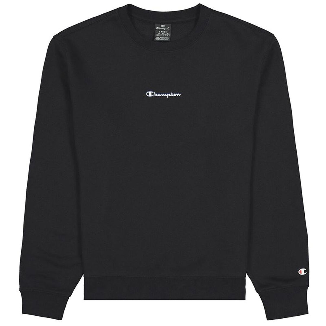 Sudadera sin Capucha Hombre Champion Basket Graphic M Negro