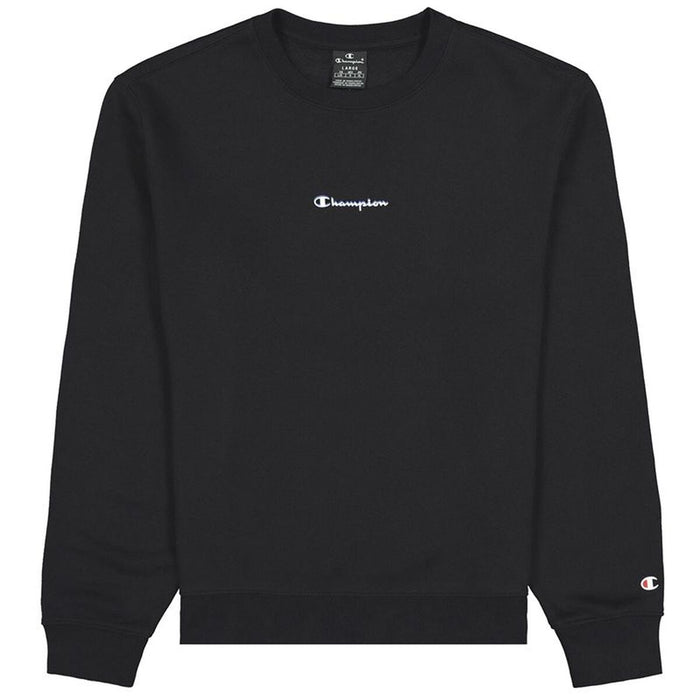 Sudadera sin Capucha Hombre Champion Basket Graphic M Negro