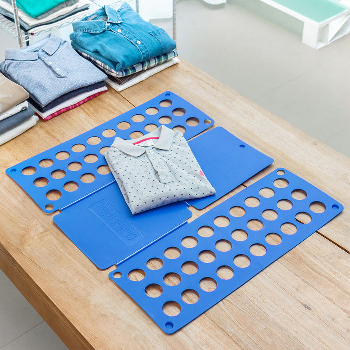 Doblador de Ropa Polipropileno Plegable Azul